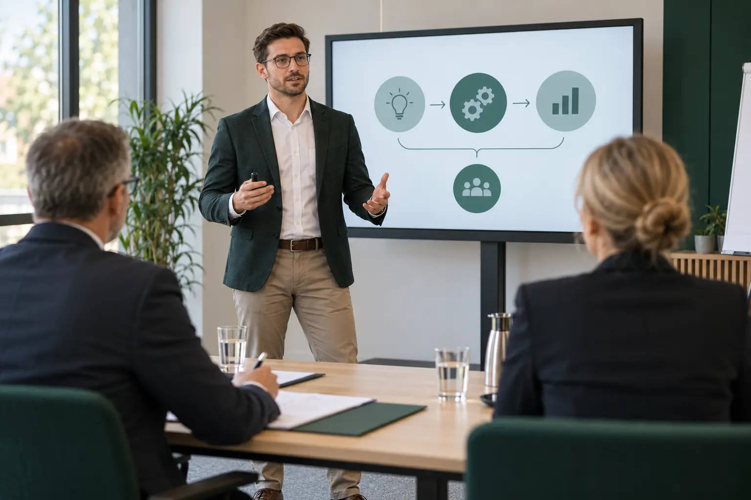 Vorbereitung auf Präsentation und Fachgespräch bei der Meisterprüfung
